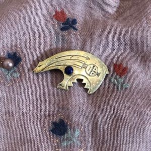 American Indian Bear Pin